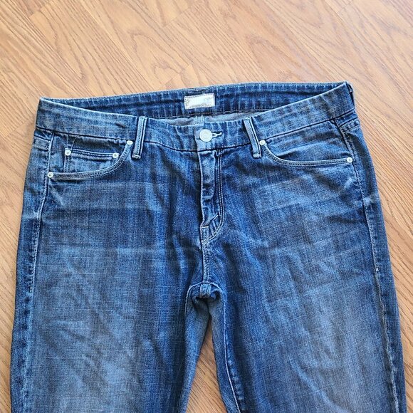 MOTHER DENIM THE LOOKER MID-RISE SKINNY JEANS STRETCH HOOKED WASH sz 30 - Picture 3 of 8